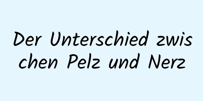 Der Unterschied zwischen Pelz und Nerz