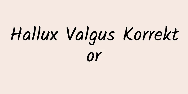 Hallux Valgus Korrektor
