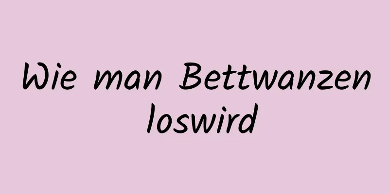 Wie man Bettwanzen loswird