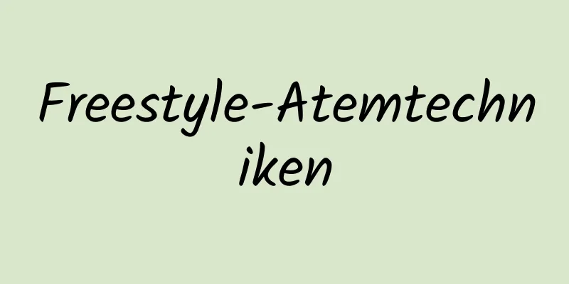 Freestyle-Atemtechniken