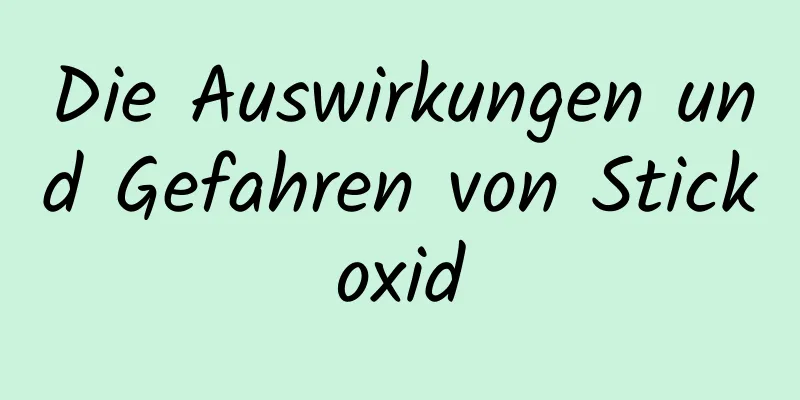 Die Auswirkungen und Gefahren von Stickoxid