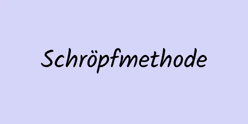 Schröpfmethode