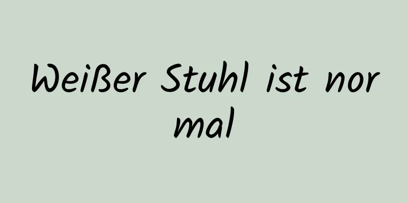 Weißer Stuhl ist normal
