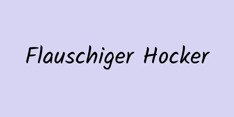 Flauschiger Hocker