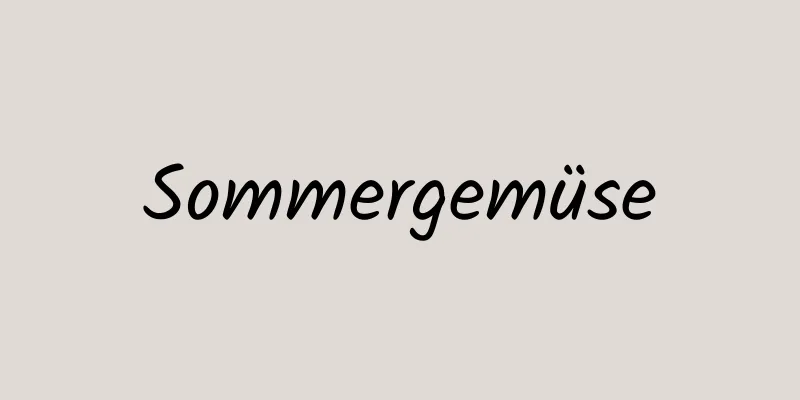 Sommergemüse