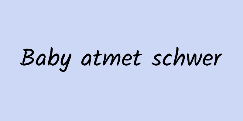 Baby atmet schwer