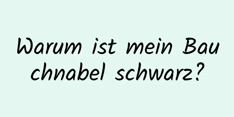 Warum ist mein Bauchnabel schwarz?