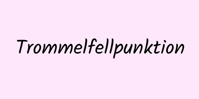 Trommelfellpunktion