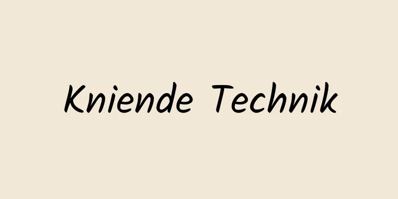 Kniende Technik