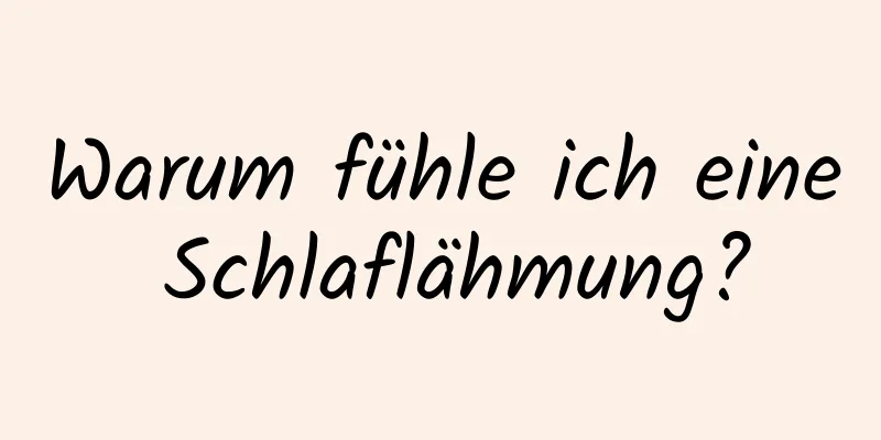Warum fühle ich eine Schlaflähmung?