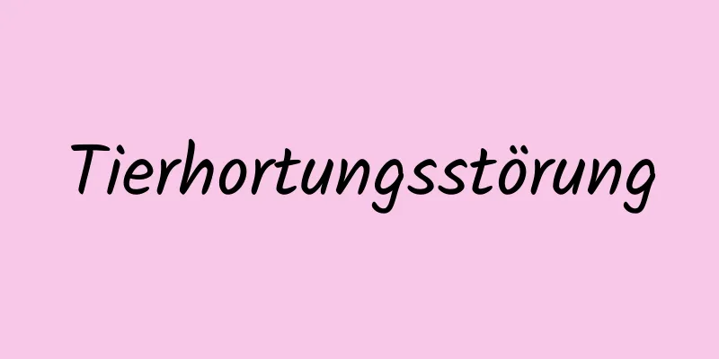 Tierhortungsstörung