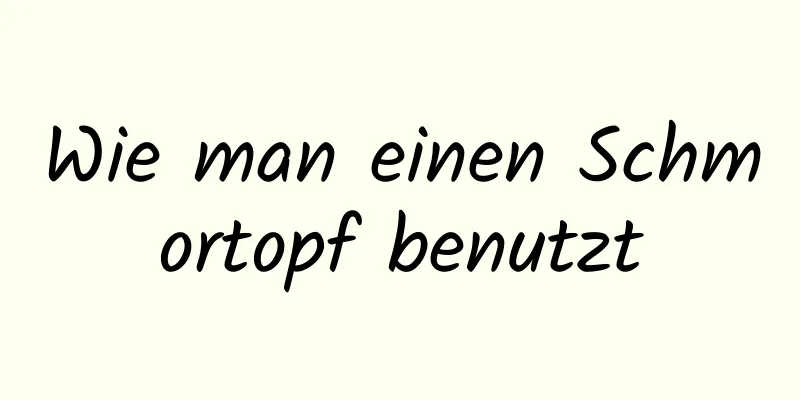 Wie man einen Schmortopf benutzt