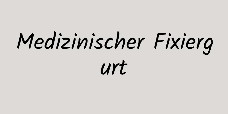 Medizinischer Fixiergurt