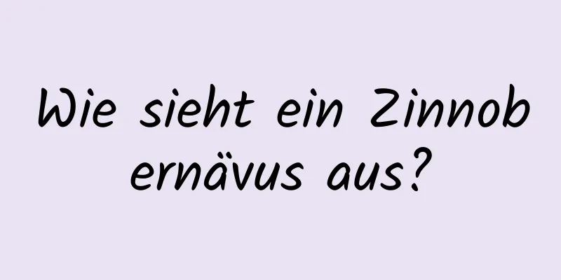 Wie sieht ein Zinnobernävus aus?