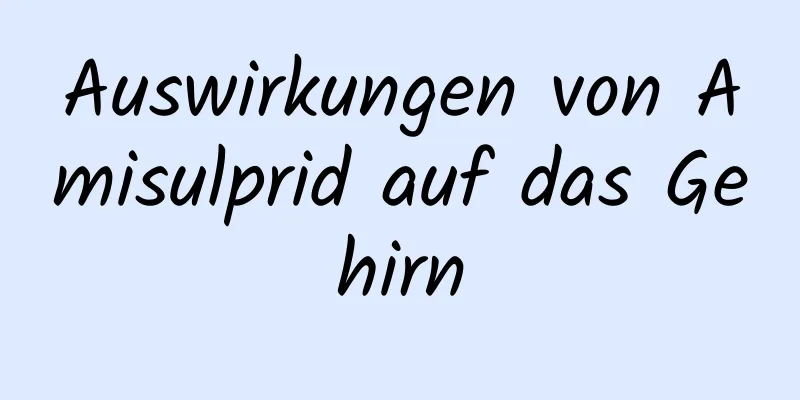 Auswirkungen von Amisulprid auf das Gehirn