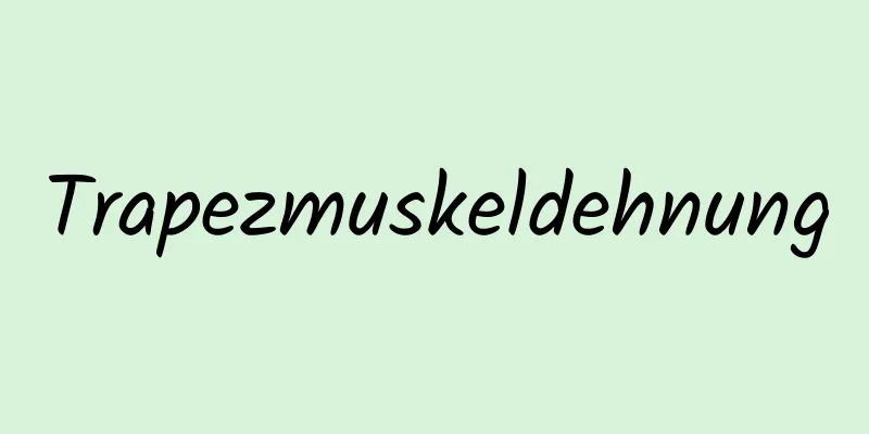 Trapezmuskeldehnung