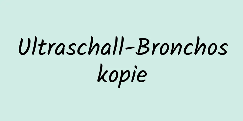 Ultraschall-Bronchoskopie