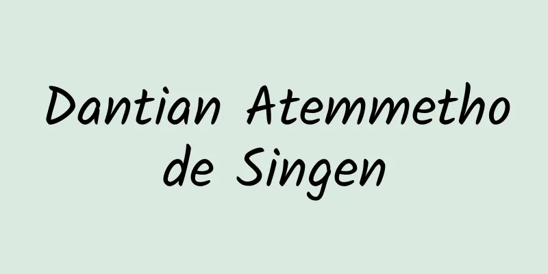 Dantian Atemmethode Singen