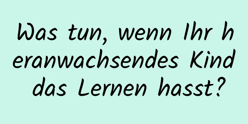 Was tun, wenn Ihr heranwachsendes Kind das Lernen hasst?
