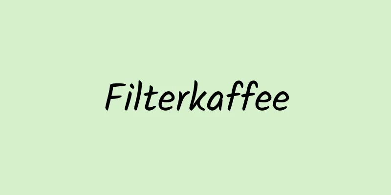 Filterkaffee
