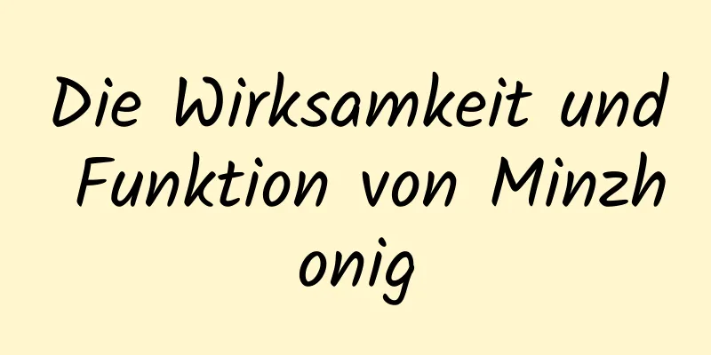 Die Wirksamkeit und Funktion von Minzhonig