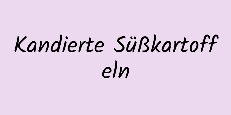 Kandierte Süßkartoffeln