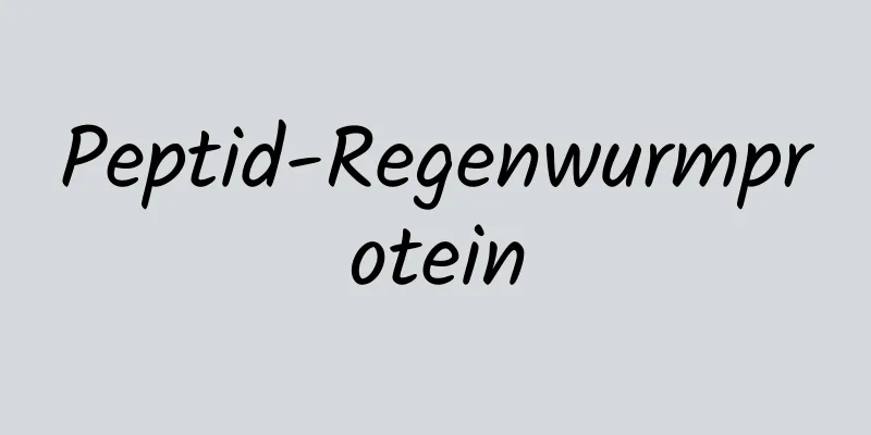 Peptid-Regenwurmprotein