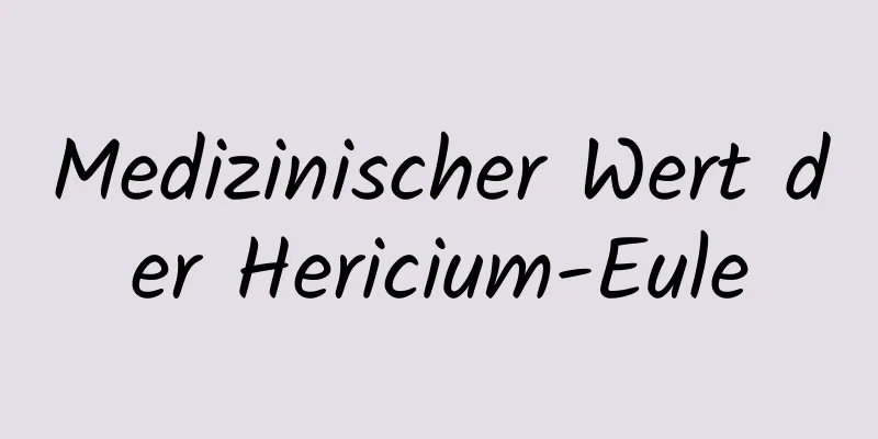 Medizinischer Wert der Hericium-Eule