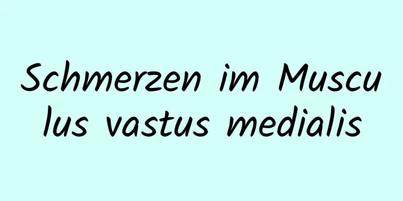 Schmerzen im Musculus vastus medialis