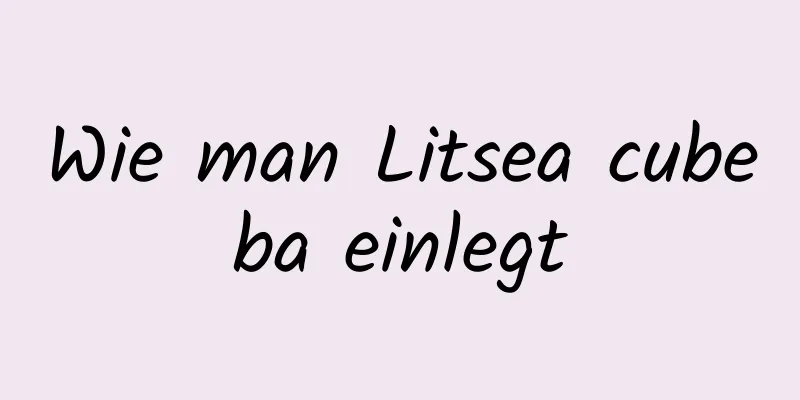 Wie man Litsea cubeba einlegt