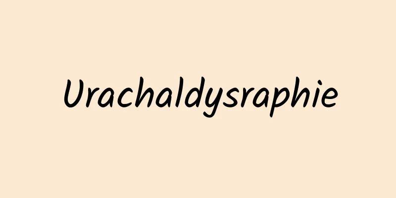 Urachaldysraphie