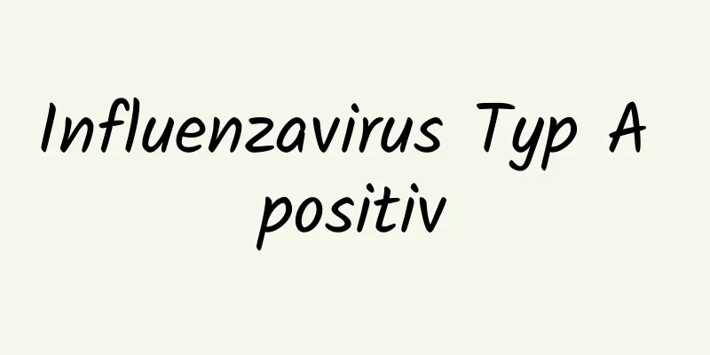 Influenzavirus Typ A positiv