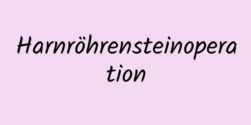 Harnröhrensteinoperation