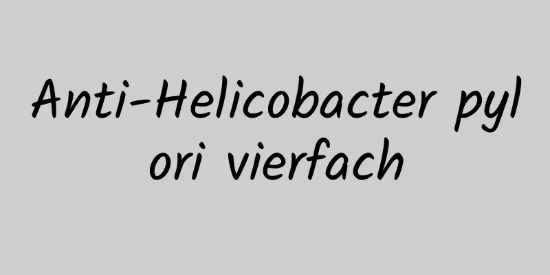 Anti-Helicobacter pylori vierfach