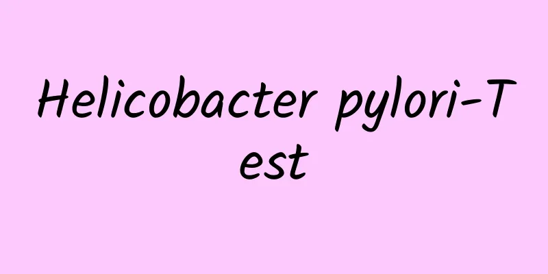 Helicobacter pylori-Test