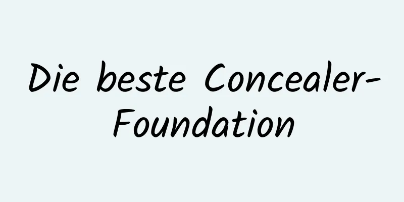 Die beste Concealer-Foundation