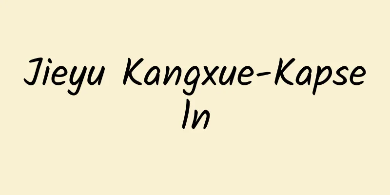 Jieyu Kangxue-Kapseln