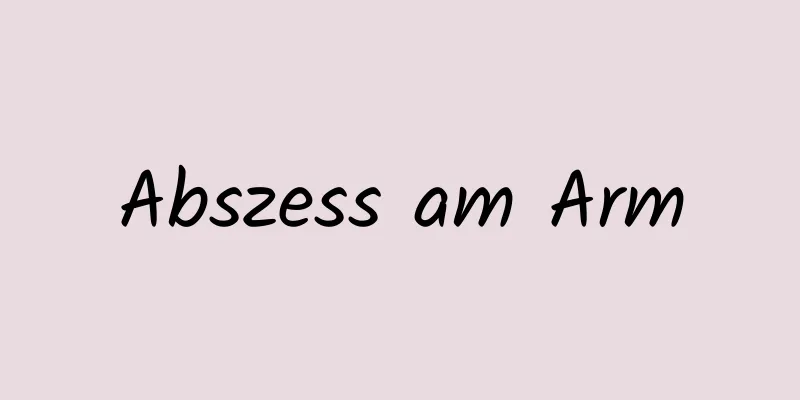 Abszess am Arm