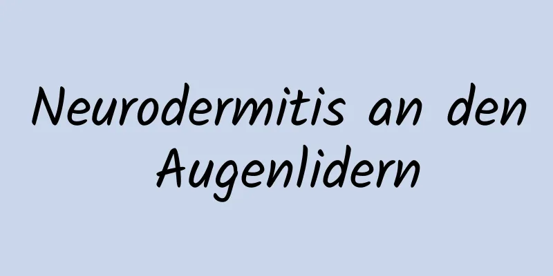 Neurodermitis an den Augenlidern