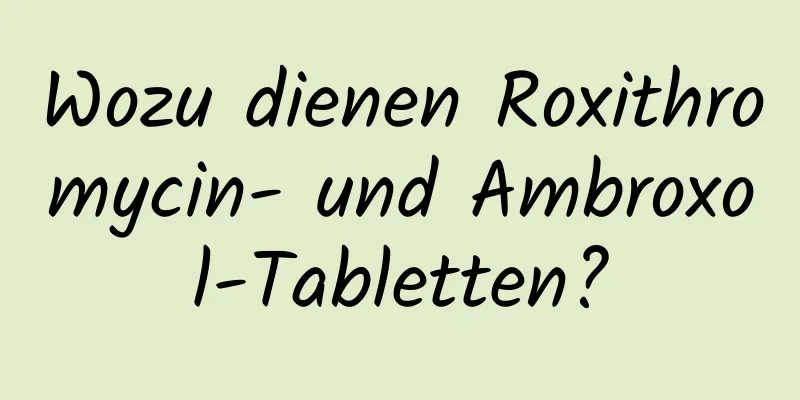 Wozu dienen Roxithromycin- und Ambroxol-Tabletten?