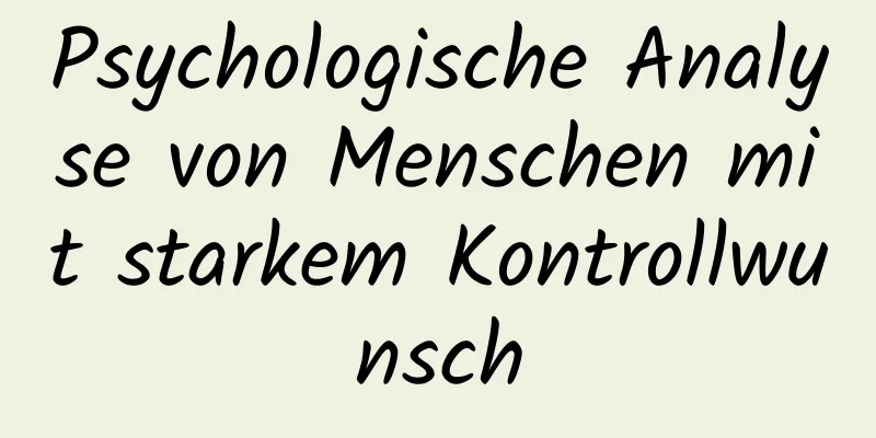 Psychologische Analyse von Menschen mit starkem Kontrollwunsch