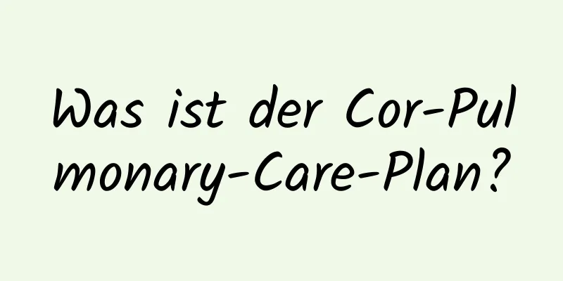 Was ist der Cor-Pulmonary-Care-Plan?