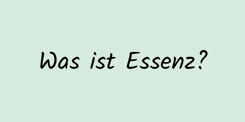 Was ist Essenz?