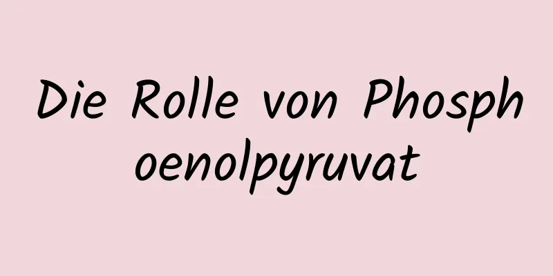 Die Rolle von Phosphoenolpyruvat