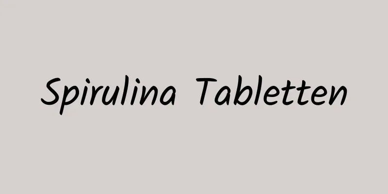Spirulina Tabletten