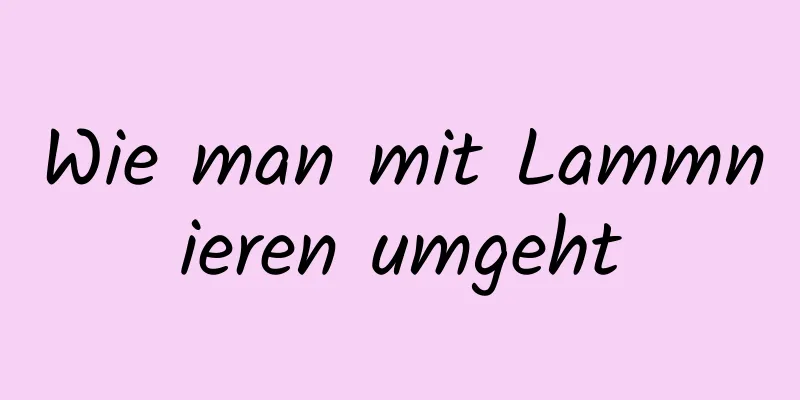Wie man mit Lammnieren umgeht