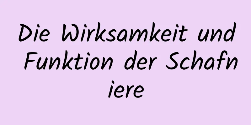 Die Wirksamkeit und Funktion der Schafniere