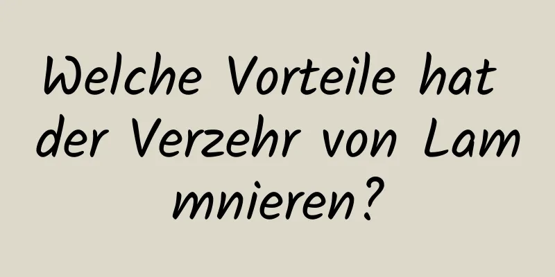 Welche Vorteile hat der Verzehr von Lammnieren?
