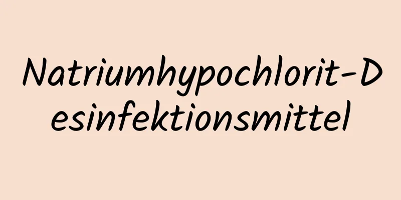 Natriumhypochlorit-Desinfektionsmittel