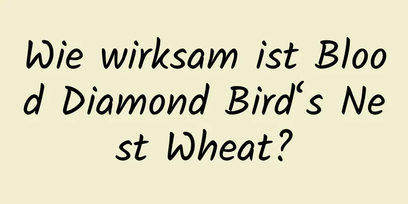 Wie wirksam ist Blood Diamond Bird‘s Nest Wheat?